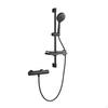 WallMounted Shower System with Shelf | Matte, Thermostatic Mixer, for room