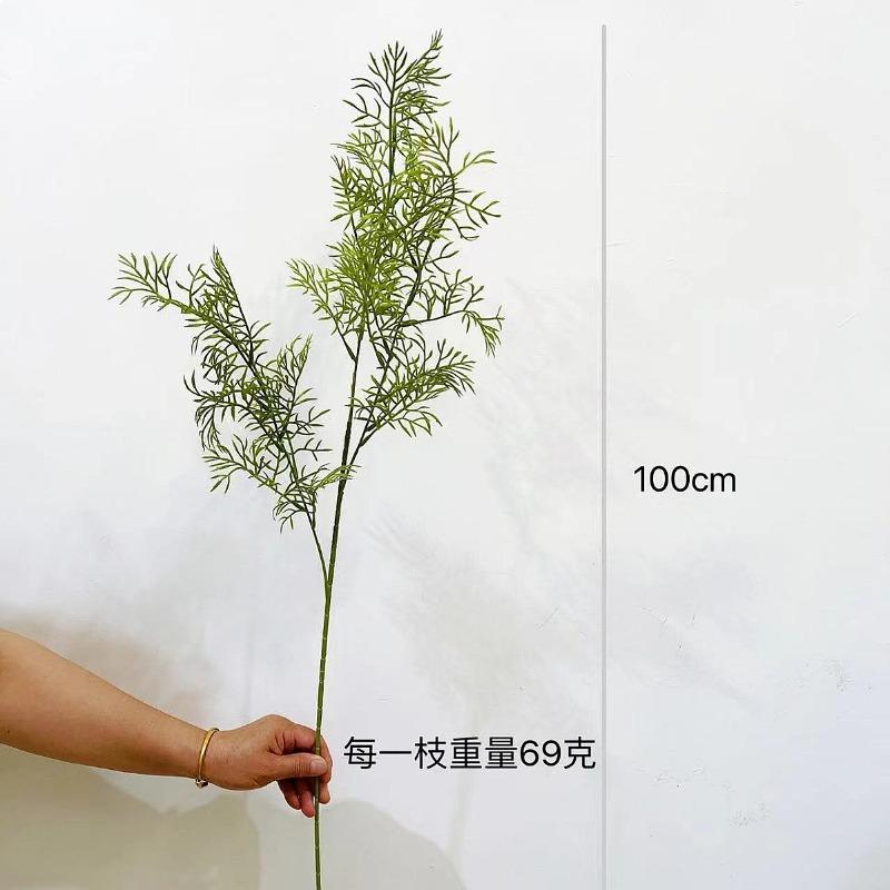 Artificial Hanging Single Branch Pine Cypress Wall Decor Fake Bouquet Green Plants Landscaping Foliage Indoor Outdoor Home