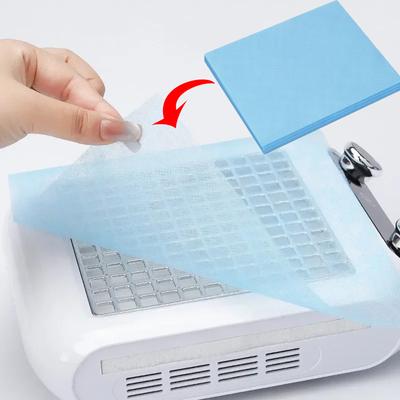 100 Stück Nagel-Staubsauger-Sammler Filterpapier Staubdicht Ersatz-Nagel-Staubsauger-Filterpapier Maniküre-Maschine Staubzubehör