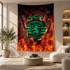Arazzo Decorativo, Arte da Parete Stampata Sporting CP FC, Appeso a Parete Leggero per Sfondo Camera da Letto