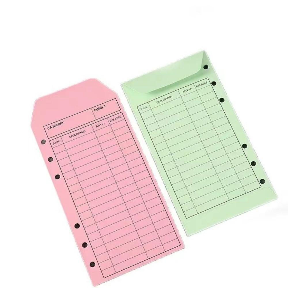 12pcs/set Cardstock Cash Envelope Thickened Kraft Paper Envelopes Budget Envelope  Daily Expenses