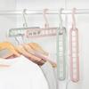 9 Hole Clothes Hanger Space Saving Clothes Hanger Magic Clothes Hanger Multifunctional Drying Rack Wardrobe Storage Organizer
