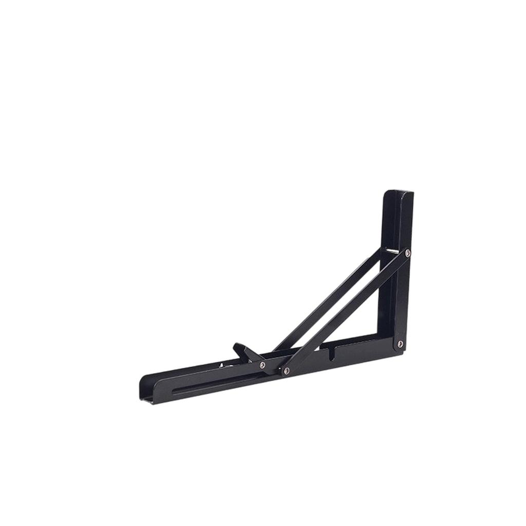 8 Inch Folding Wall Bracket Heavy Duty Support Shelf Bracket Foldable Metal Storage Rack Holder for Space Saving and Organization