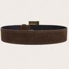 Edgy Studded Punk Belt With Adjustable Length Durability Synthetic Leather for Men and Women