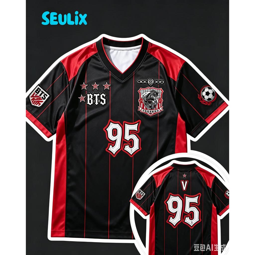 New Halftime Show 3D Print Football Jersey T-shirt Summer Sports T-shirt Breathable Quick Drying Clothing