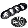 4 szt. 56mm Nakładki na Środkowe Kołpaki Kół Samochodowych Naklejki z Logo Do 407 508 2008 5008 307 308 206 207 3008 Akcesoria Samochodowe