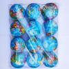 Earth Shape Pet Fetch Toy 6Pcs Soft PU Foam Toss Catch Ball for Outdoor Dog Exercise Interactive Play Training Fun