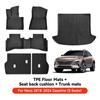 YZ For Hyundai Casper Elantra Ioniq 6 Kona Nexo Palisade Sonata Venue Car Trunk Mat Luggage Mat  TPE LHD Set Floor Liner Mat