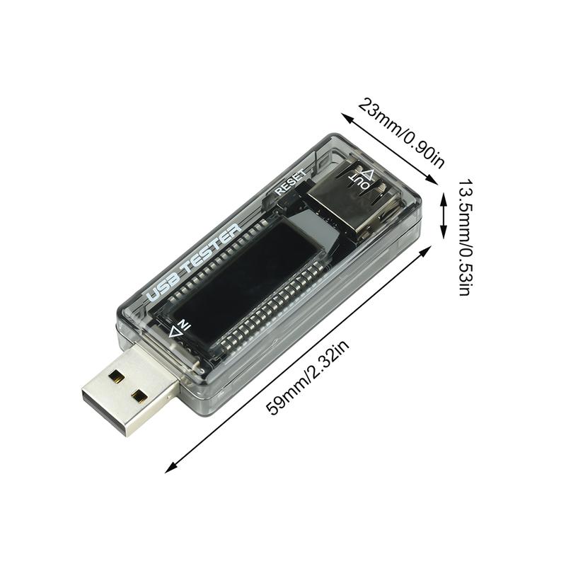 4-30V USB Voltage Current Meters Capacity Battery Tester Volt Current Voltage Doctor Charger Capacity Tester Meter Power Bank
