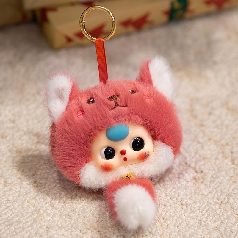 Cute Doll Rabbit Panda Fox Animal Pendant Stitch Plush Toy Bag Keychain Doll Cute Animal Plush Doll Fashion Gift For Girl