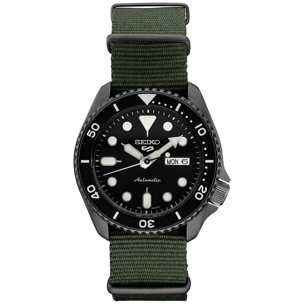 

Seiko SRPD91 Seiko 5 Sports Men s Watch Green 42.5mm Stainless Steel