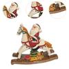 Christmas Decoration Rocking Horse Ornament Crafts Figure Creative Horse Statue