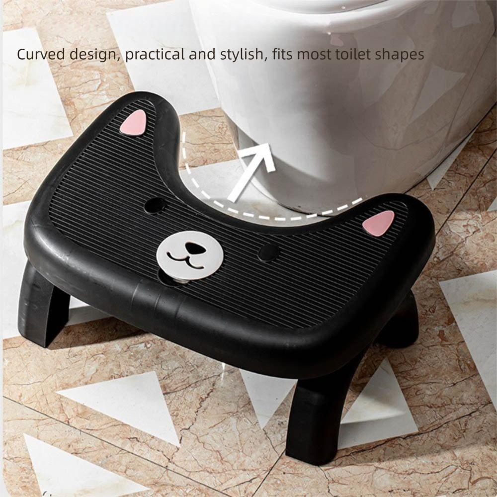 Ergonomic Bathroom Foot Stool Foldable Under Desk Footrest  Pregnant Woman