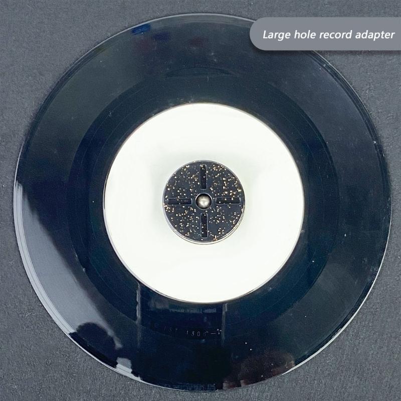 LP45 Turntable Adapter For LP45 Vinyls Player Large Hole Vinyls Records Secure Stabilizer Vinyls Record Dome ABS Build