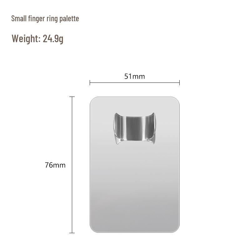 Stainless Steel Makeup Mixing Palette & Stick Set