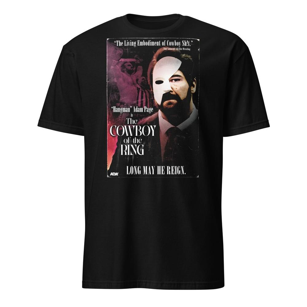 Hangman Adam Page  The Cowboy of the Ring Official AEW TShirt Unisex T-Shirt XXXXL