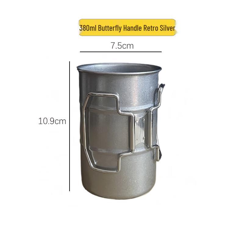 Cmaos Vintage Matte Stainless Steel Coffee Mug