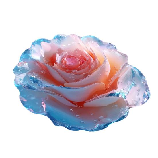 3D Blomst Gulvmatte Absorberende Stor Blomst Områdeteppe Sklisikker Baderomsmatte