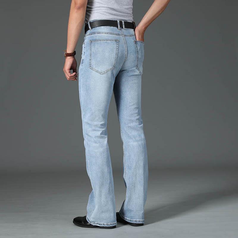 Damskie Jeansy Dzwony z Wysokim Stanem, Elastyczne, Szerokie Nogawki