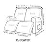 Water Repellent Recliner Sofa Cover Stretch Jacquard Slipcover Washable Relax Armchair Cover