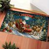 Living Room Bedroom Christmas Gnome Doormat Mat 2D Flat Kitchen Entryway Balcony Door Dining Floor Mat Nonslip  Floor Mat Gifts