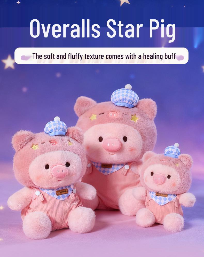 Adorable Pig Plush Sleeping Pillow - Children's Cuddle Toy and Birthday Gift for Girls