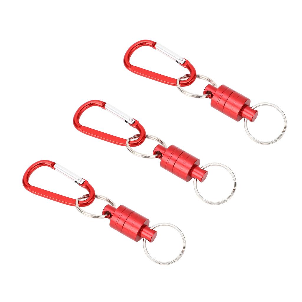 3PCS Magnetic Key Holder Quick Release Keychain Aluminum Alloy Portable Magnetic Buckle for Repair T