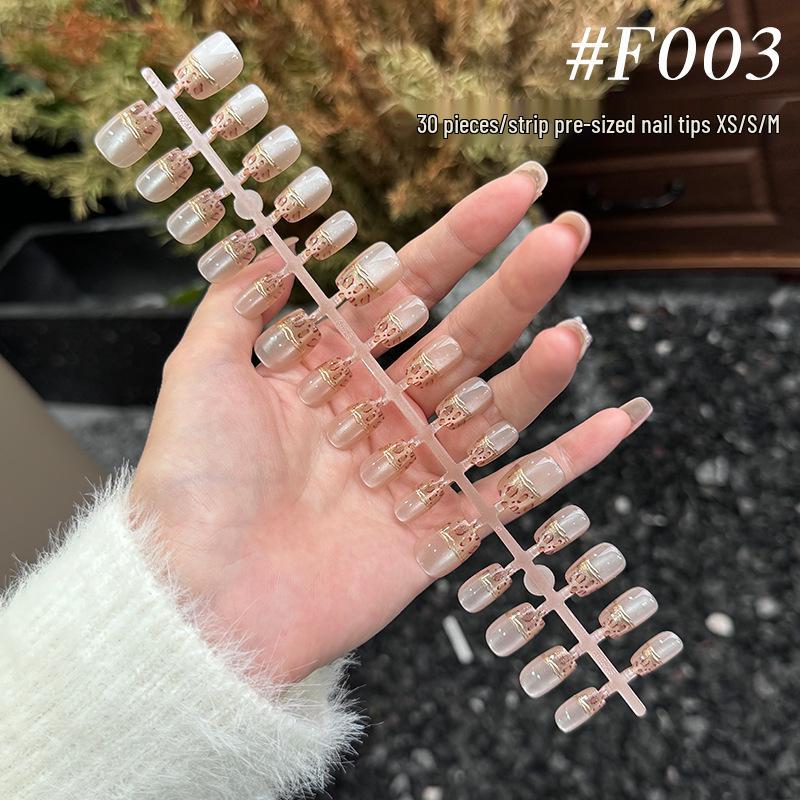 

Цветочный нейл-арт с золотым рельефом - 30 шт. Усовершенствованные съемные накладные нюдовые полоски для ногтей