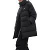 Adidas Letter Print Long Sports Casual Hooded Windproof Waterproof Down Jacket Women Jacket Black IV7556