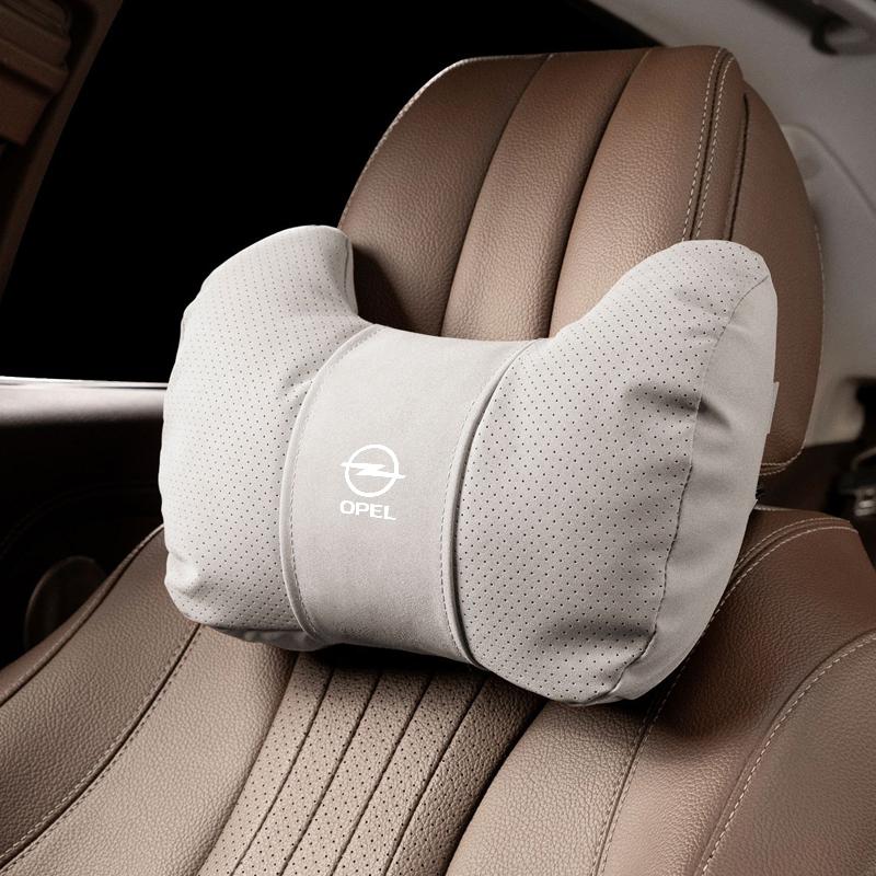 zjvg1 Car Neck Pillows Breathable Headrest Car Seat Neck Protector Pillow For Opel Vauxhall OPC Insignia Antara Corsa J D H Kadett GT