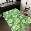 1PC Daisy Pattern Non-Slip Floor Carpet Compatible for Office&Living Room&Dining Room - Flat-Weave Machine- Soft & Pattern-E246
