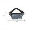New Waist Bag, Men's, Casual Sports, Outdoor Running, Mobile Phone Bag, Fashionable, Waterproof, Waist Bag for Men