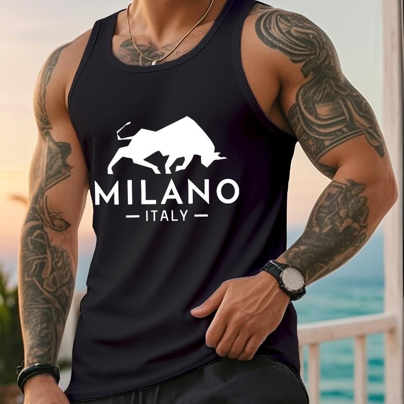 

Great for Spring Autumn & Casual Outings, Men s Basic Tank Top XXL чорний