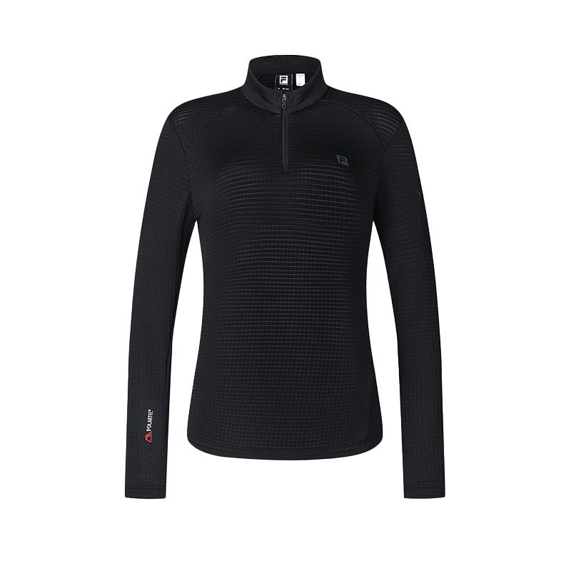 

New FILA T Shirt Women s Pitch Black A11W447201FBK 165/84A/M