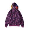 BAPE Shark Head Camo Block Unisex Hoodie - Autumn/Winter Trend