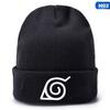 Anime Naruto Akatsuki Cloud Uchiha Family Logo Embroidery Beanies Hat Hip Hop Knitted Hat For Women Men