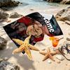 Custom Name Personalized Jujutsu Kaisen Print Beach Towel, for Trip Camping Beach Party Home Decor, Birthday Gift for Family & Friends