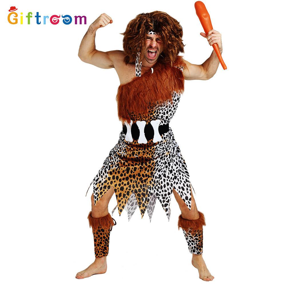 Modern European Fantasy Inspired Unisex Costume With Unique Primitive Theme Couples For