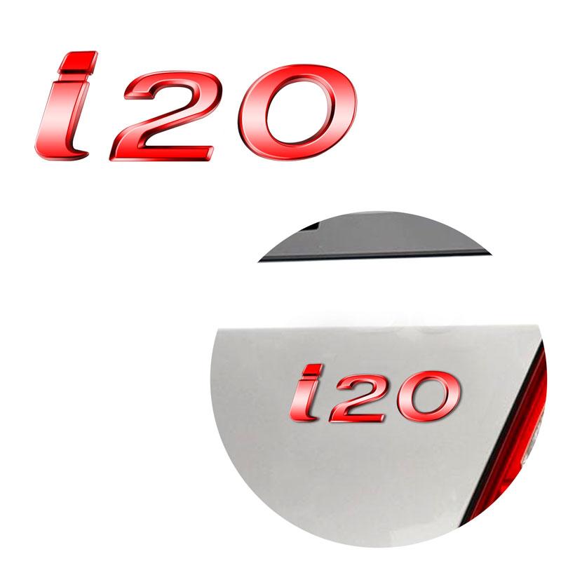 Car Sticker For I30 I40 I10 I20 Ix25 Ix35 N Line Glossy Black Logo Letter Decoration Emblem Rear Trunk Badge Auto Accessories