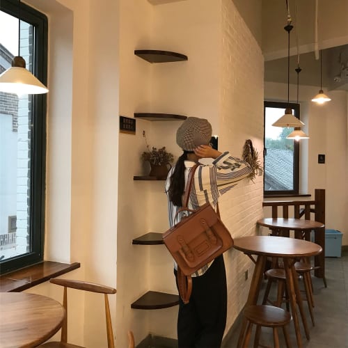 Women's Lycoris Recoil Cosplay Backpack, featuring Sensoku Nishikigi and Takina Inoue, made of PU leather. Large capacity, cute, lightweight, and wate