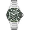 Diver Green Stainless Steel/Silver Men's Mechanical Automatic AR60061 Watch