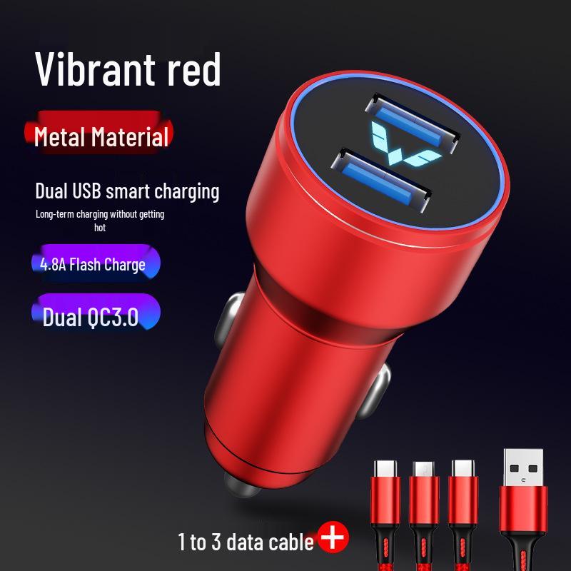 Wuling Hongguang Car USB Charger: Compatible with Mini, S1, S3, V, Plus, and Xingchen models.