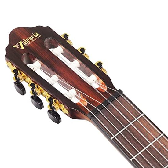 Valencia Elegat Guitar with PU Total Length 995mm Weight VC564CE 1,800g