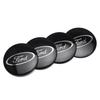 YCZA8 4pcs 56mm Car Wheel Center Cover Hub Caps Badge Stickers For Ford Focus Fiesta EcoSport Escort Ranger Fusion Mondeo Mustang