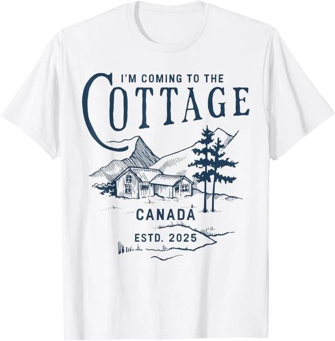 Coming Cottage Canada Estd. 2025 Retro Vintage T-Shirt
