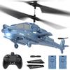 RC Helicopter, Remote Control Helicopter (AH-64) for Kids, 2.4GHz RC Plane, 40+ Min Flight Time, LED Lights & Altitude Hold, Kids Toy for Ages 8-12,