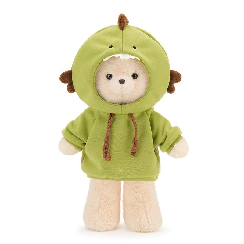 New High Quality Animal Cosplay Bear Plush Doll Pillow Dinosaur Shark Turn White Brown Bear Plush Toy for Boys Girls Comfort Toy