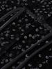 Retro Chinese Style Sequin Velvet Waistcoat with Frog Button