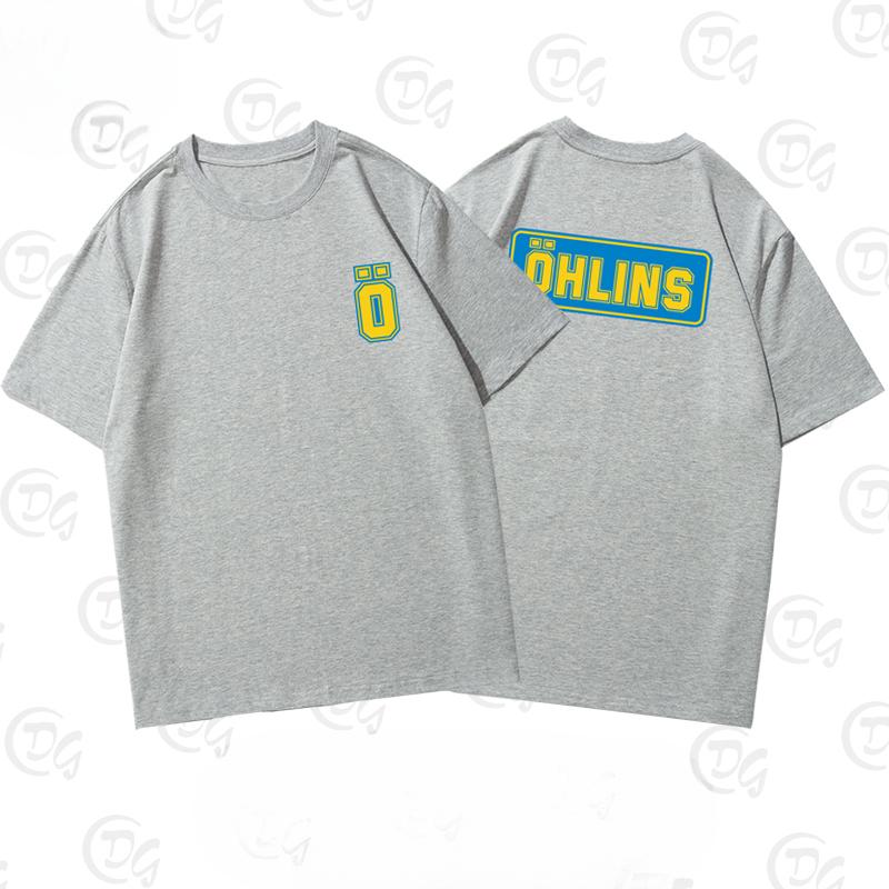 2025 Sweden OHLINS Motorcycle Shock Absorber Modified Short-sleeved T-shirt Male and Female Cyclists Riding Clothes