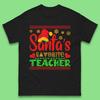 Weihnachten Herren T-Shirt Damen Oberteile T-Shirts Weihnachten Santas Lieblingslehrer Top
